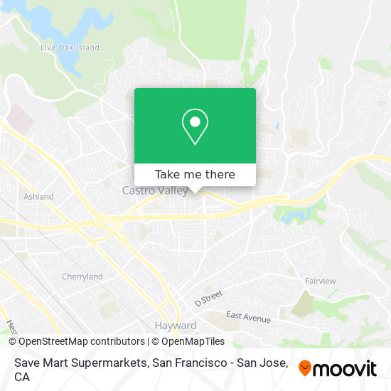 Mapa de Save Mart Supermarkets