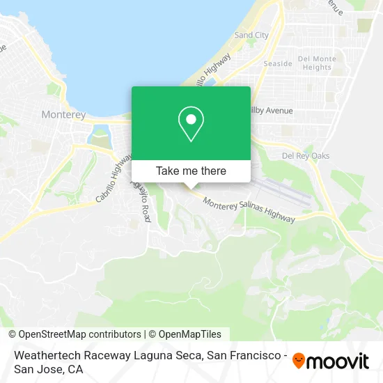 Weathertech Raceway Laguna Seca map