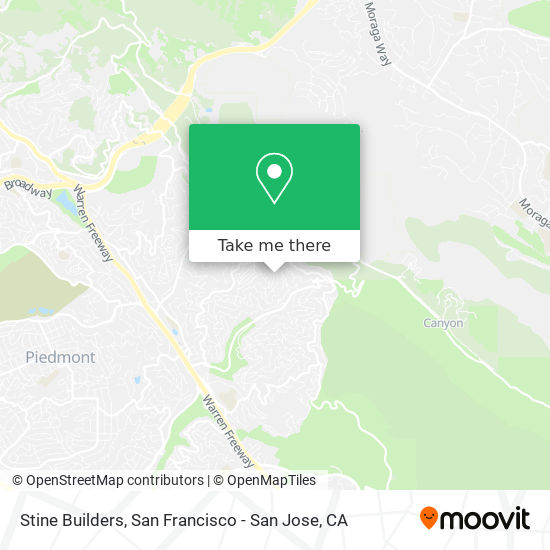 Stine Builders map