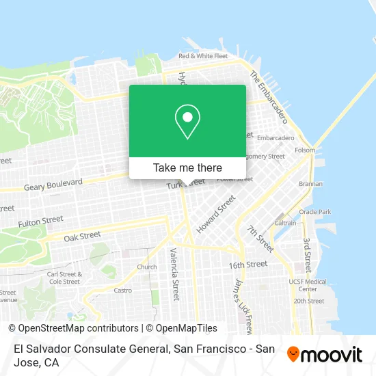 El Salvador Consulate General map