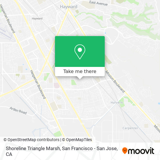 Shoreline Triangle Marsh map