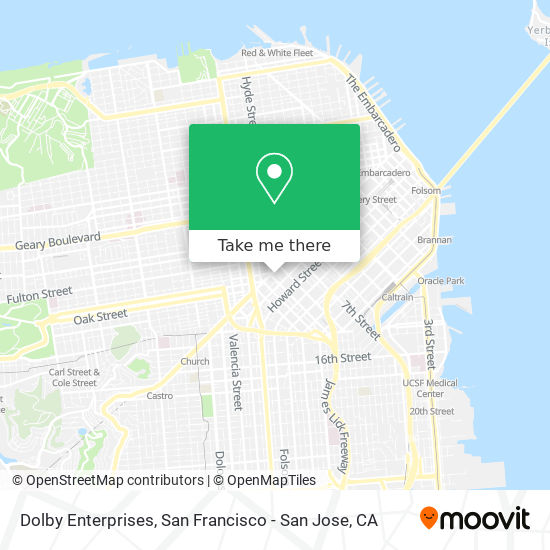 Dolby Enterprises map