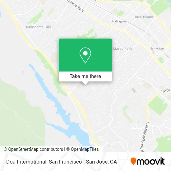 Doa International map