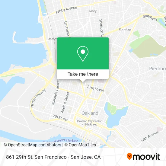 Mapa de 861 29th St