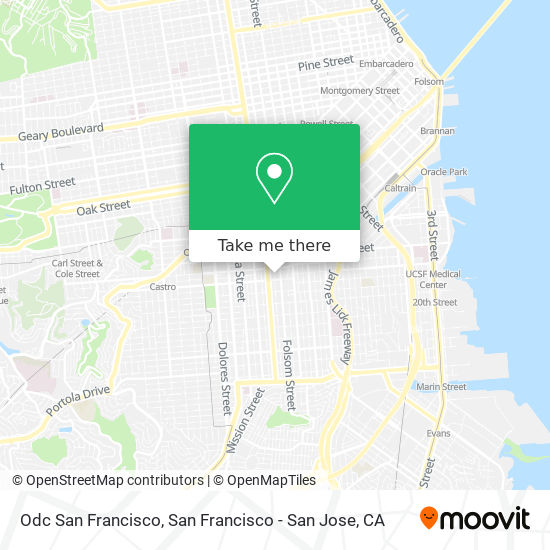 Odc San Francisco map