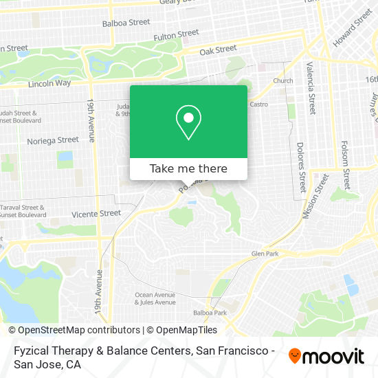 Mapa de Fyzical Therapy & Balance Centers