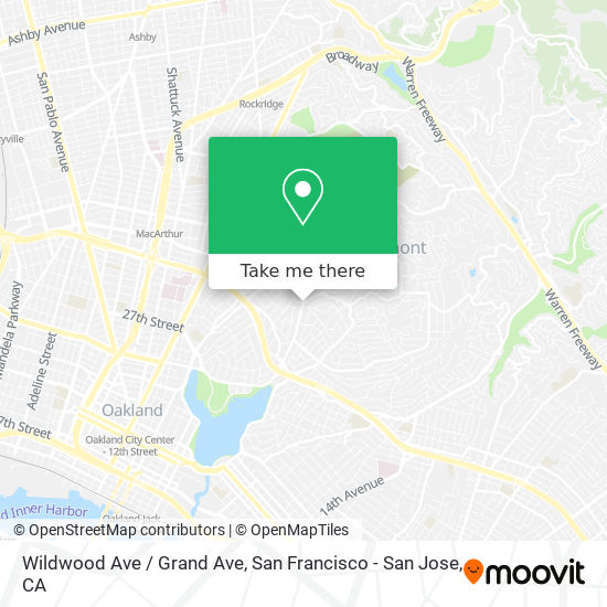 Mapa de Wildwood Ave / Grand Ave