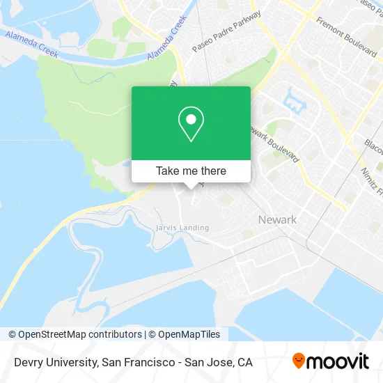 Devry University map