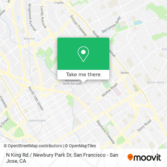 N King Rd / Newbury Park Dr map