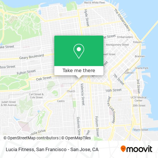 Lucia Fitness map