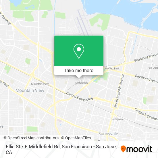 Ellis St / E Middlefield Rd map