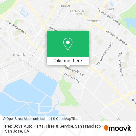 Pep Boys Auto Parts, Tires & Service map