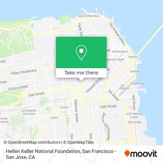 Mapa de Hellen Keller National Foundation