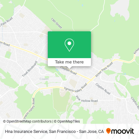 Hna Insurance Service map