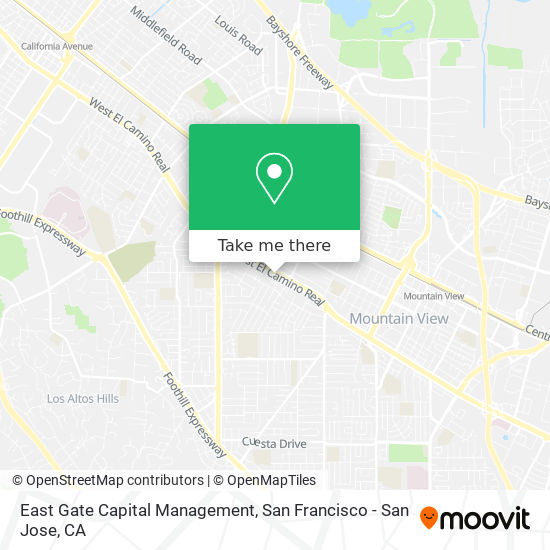 East Gate Capital Management map