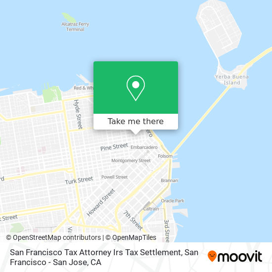 Mapa de San Francisco Tax Attorney Irs Tax Settlement