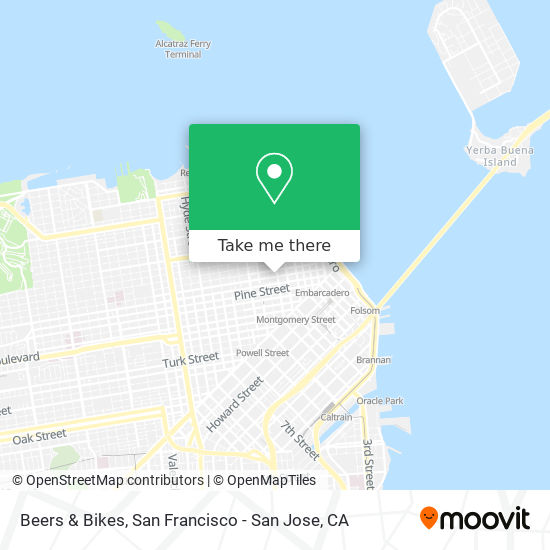 Beers & Bikes map