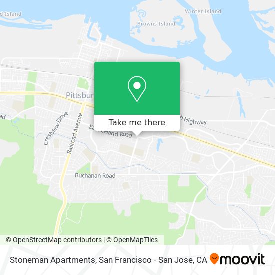 Stoneman Apartments map