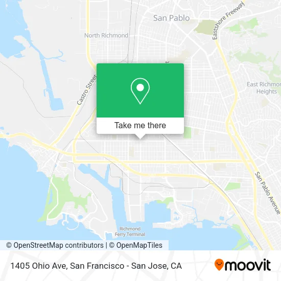 Mapa de 1405 Ohio Ave