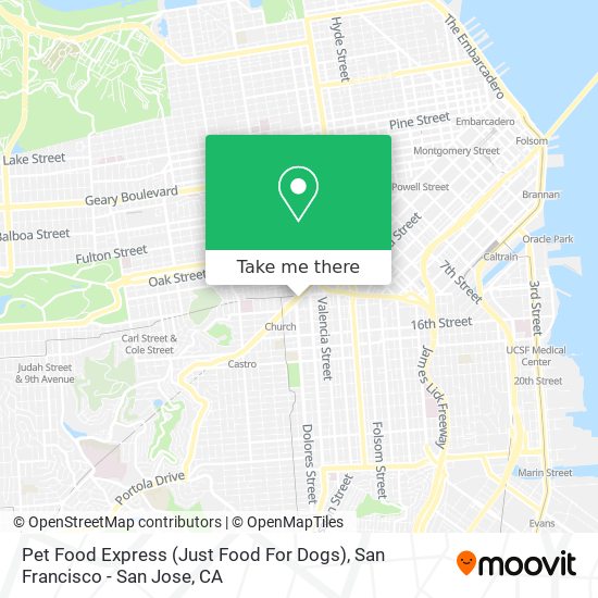 Pet Food Express (Just Food For Dogs) map