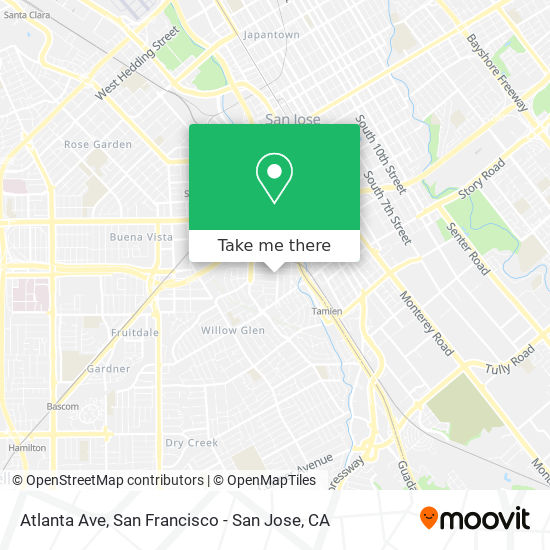 Atlanta Ave map