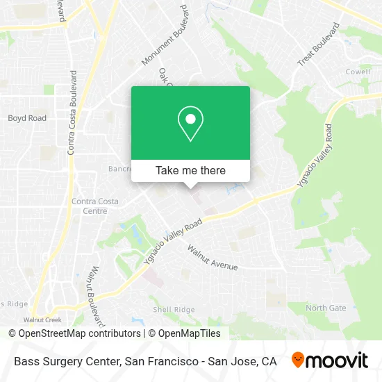 Bass Surgery Center map