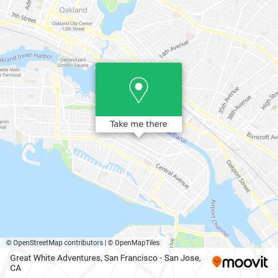 Great White Adventures map