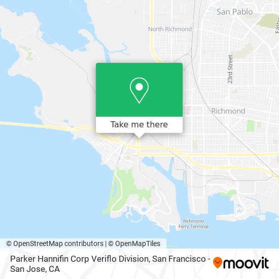 Mapa de Parker Hannifin Corp Veriflo Division