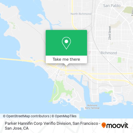 Parker Hannifin Corp Veriflo Division map