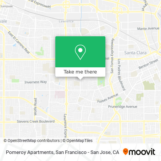 Pomeroy Apartments map