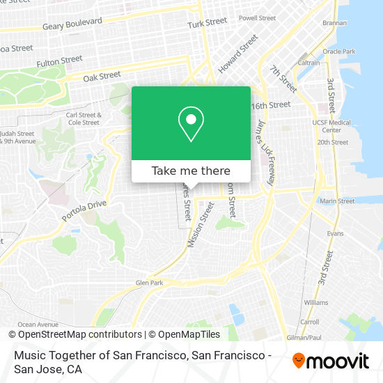 Music Together of San Francisco map