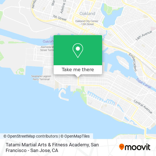 Mapa de Tatami Martial Arts & Fitness Academy