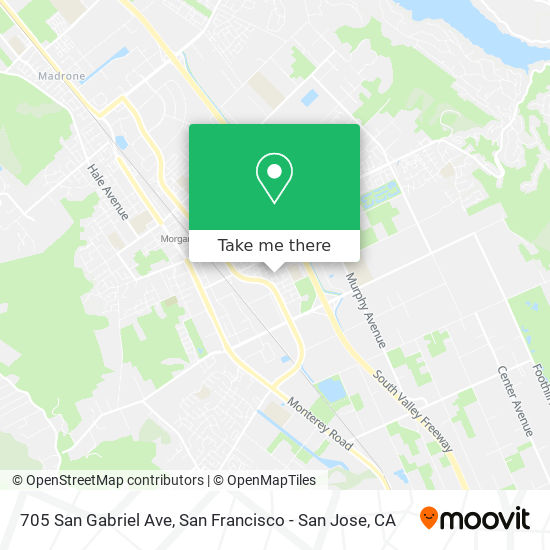 705 San Gabriel Ave map