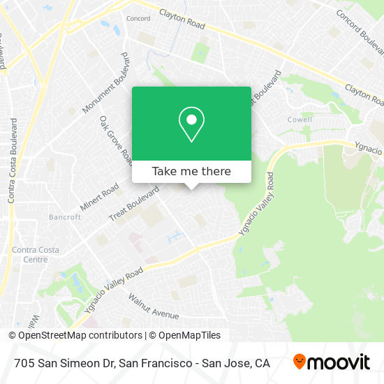 705 San Simeon Dr map