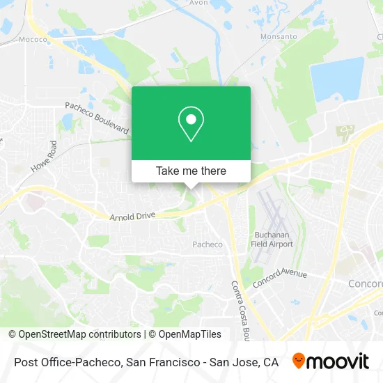 Mapa de Post Office-Pacheco