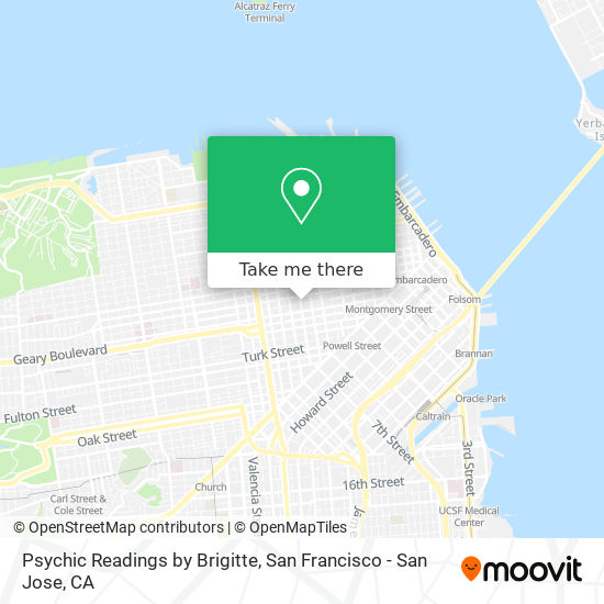 Psychic Readings by Brigitte map