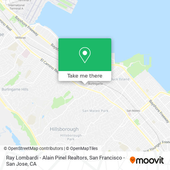 Mapa de Ray Lombardi - Alain Pinel Realtors