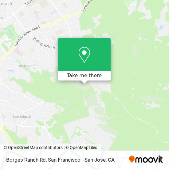 Borges Ranch Rd map