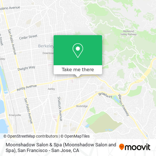 Moonshadow Salon & Spa map