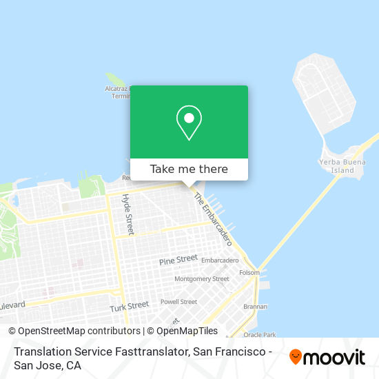 Mapa de Translation Service Fasttranslator