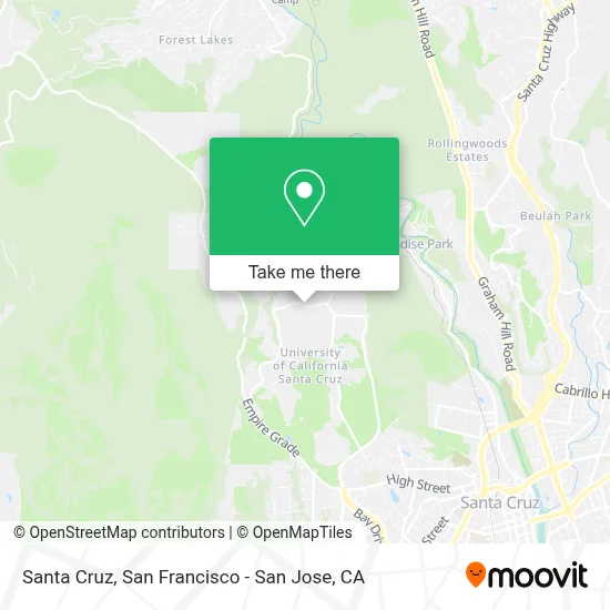 Santa Cruz map