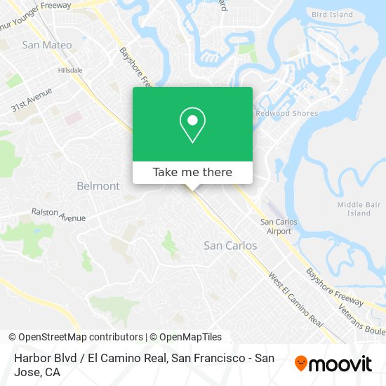 Harbor Blvd / El Camino Real map