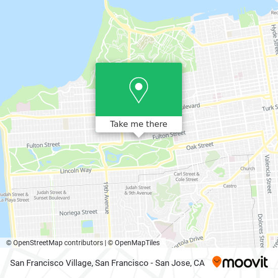 Mapa de San Francisco Village