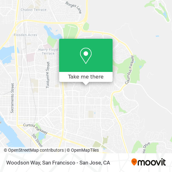 Mapa de Woodson Way