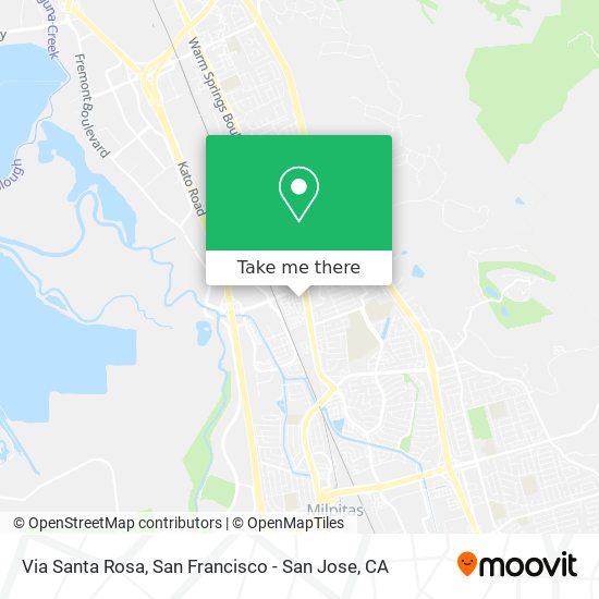 Via Santa Rosa map