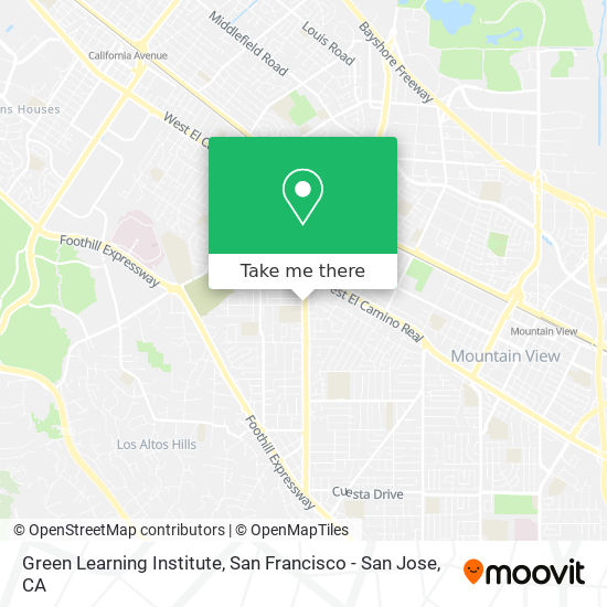 Green Learning Institute map