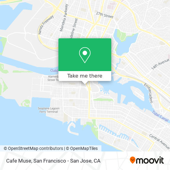 Cafe Muse map