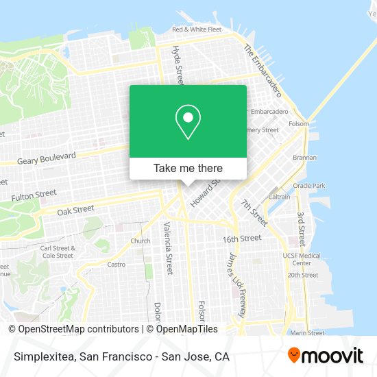 Simplexitea map