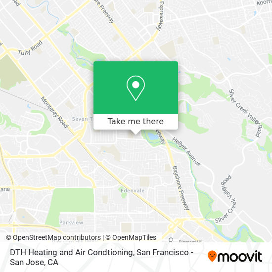 DTH Heating and Air Condtioning map