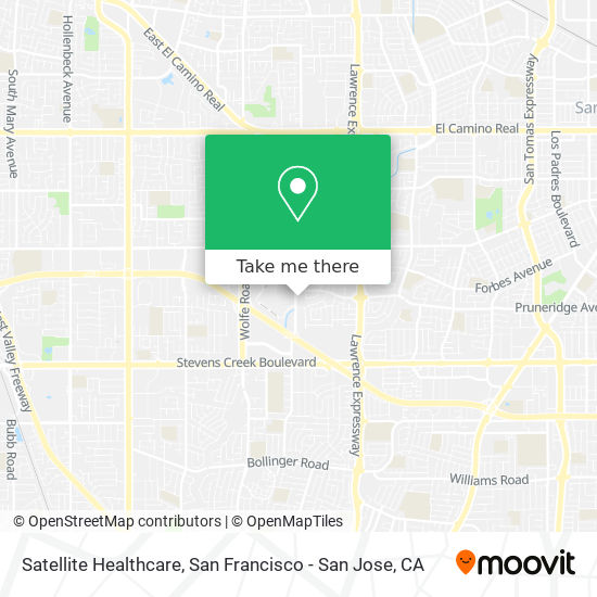 Satellite Healthcare map